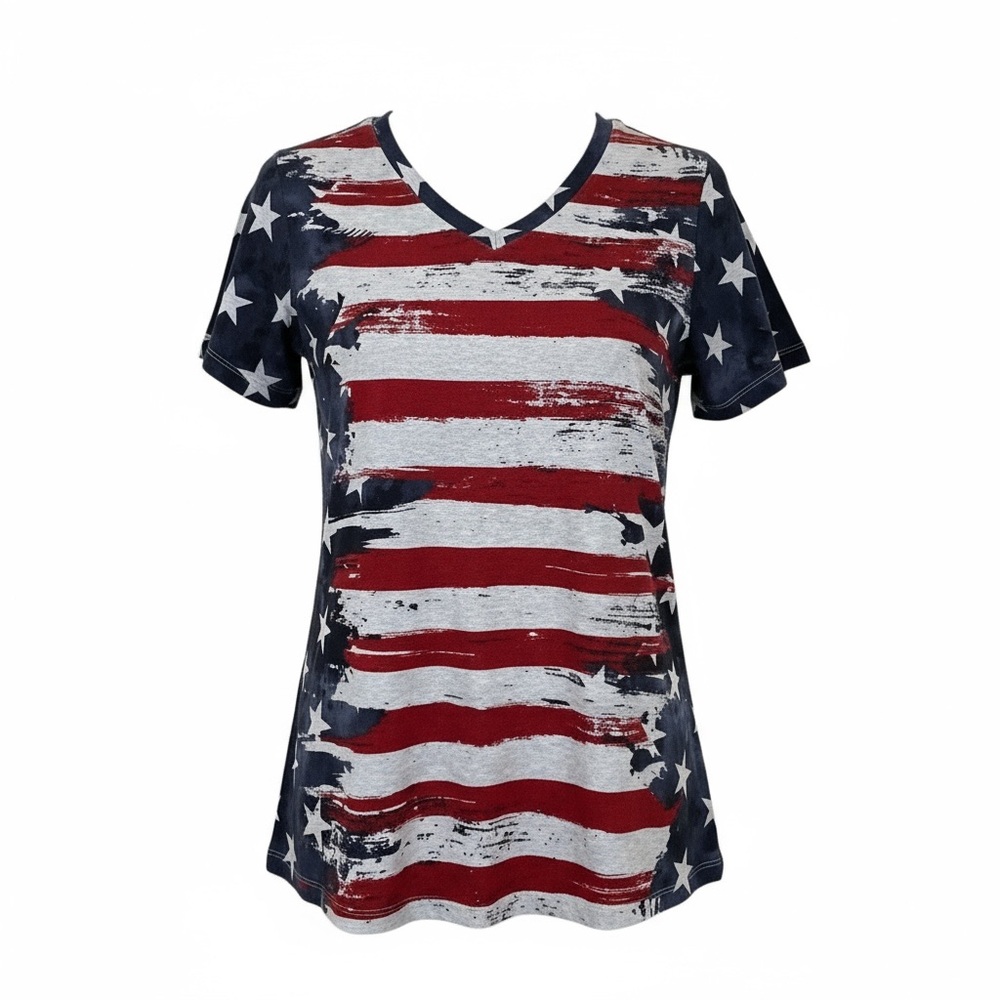 D&Co NWOT American flag T - NWOT XS
